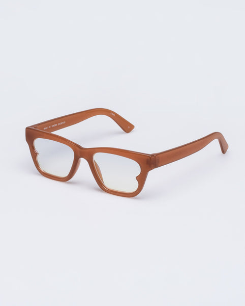 The Book Club 'Feast Of Sweden' Blue Light Reading Glasses - Caramel | PRESENCE Paris