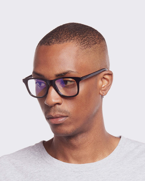 The Book Club 'Grime In Banishment' Blue Light Reading Glasses - Black | PRESENCE Paris