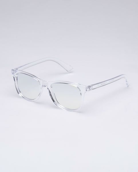 The Book Club 'Grime In Banishment' Blue Light Reading Glasses - Cellophane | PRESENCE Paris