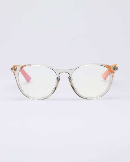 The Book Club 'Night Team Crazy For' Blue Light Reading Glasses - Grey Hi-Vis | PRESENCE Paris