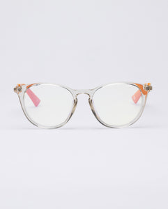The Book Club 'Night Team Crazy For' Blue Light Reading Glasses - Grey Hi-Vis | PRESENCE Paris
