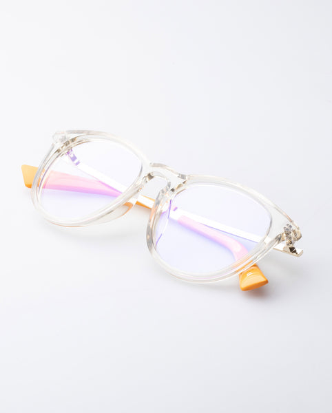 The Book Club 'Night Team Crazy For' Blue Light Reading Glasses - Grey Hi-Vis | PRESENCE Paris