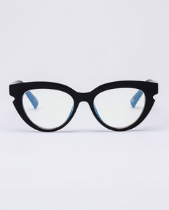 The Book Club 'Prawn With The Grins' Blue Light Reading Glasses - Black | PRESENCE Paris