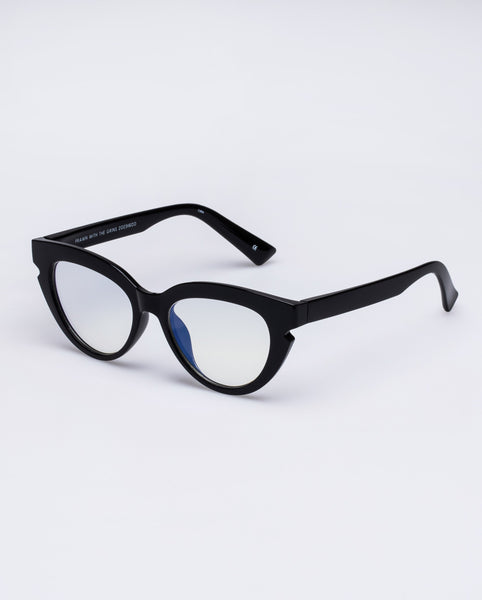 The Book Club 'Prawn With The Grins' Blue Light Reading Glasses - Black | PRESENCE Paris