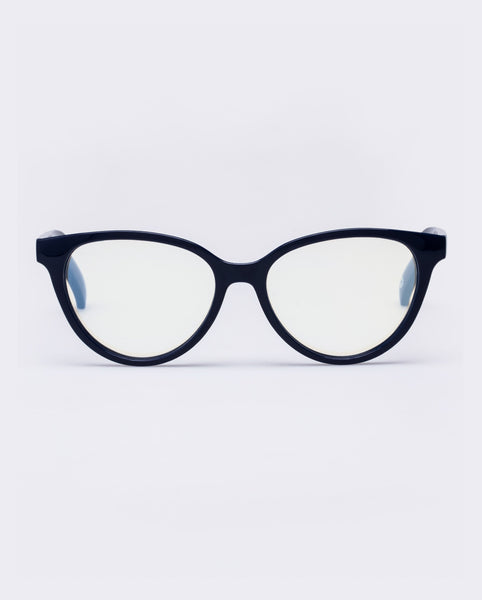 The Book Club 'The Art Of Snore' Blue Light Reading Glasses - Navy | PRESENCE Paris