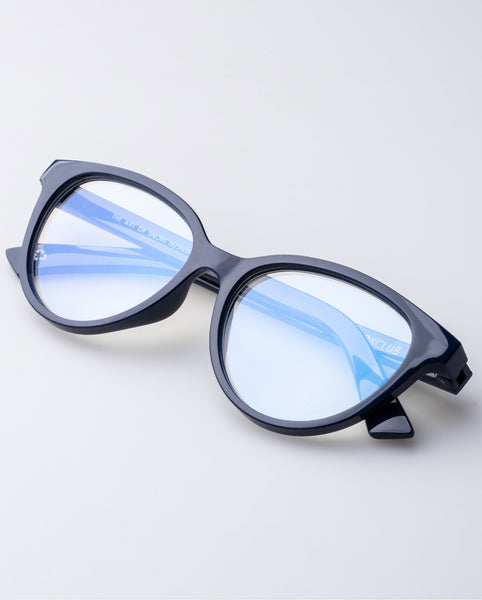 The Book Club 'The Art Of Snore' Blue Light Reading Glasses - Navy | PRESENCE Paris