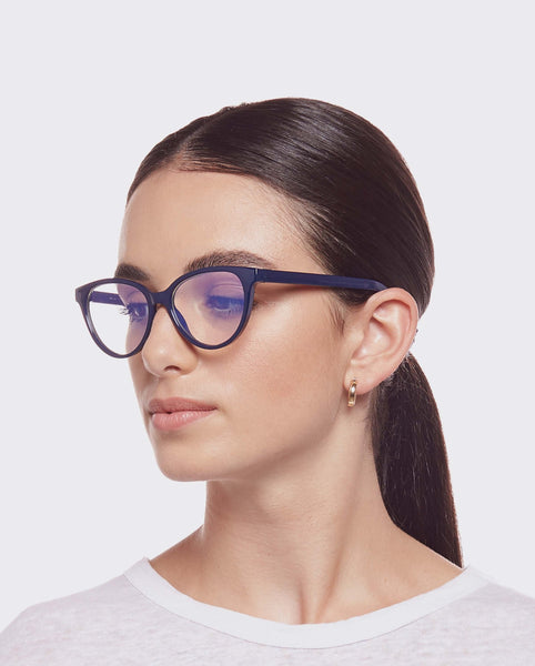 The Book Club 'The Art Of Snore' Blue Light Reading Glasses - Navy | PRESENCE Paris