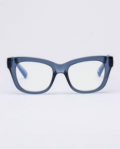 The Book Club 'The Hate Relax Me' Blue Light Reading Glasses - Crystal Spruce | PRESENCE Paris