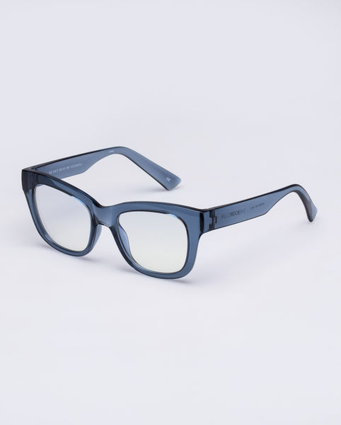 The Book Club 'The Hate Relax Me' Blue Light Reading Glasses - Crystal Spruce | PRESENCE Paris