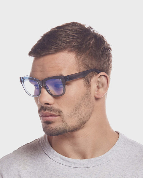 The Book Club 'The Hate Relax Me' Blue Light Reading Glasses - Crystal Spruce | PRESENCE Paris