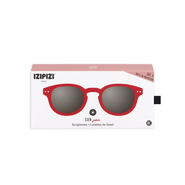 IZIPIZI #C SUN JUNIOR (Children 5-10 Years) Red Kids Sunglasses
