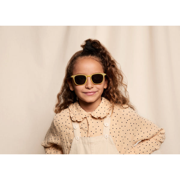 IZIPIZI #E SUN JUNIOR (Children 5-10 Years) Yellow Honey Kids Sunglasses