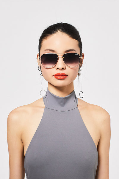 QUAY AUSTRALIA Malaysia - HIGH KEY MINI RIMLESS gold/black fade - PRESENCE Paris