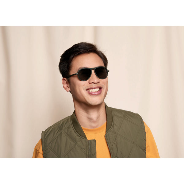 IZIPIZI #I SUN Tortoise Green Lenses
